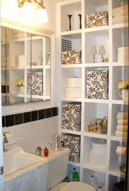 Ideas For Small Bathrooms But I Love It For My Big Bathroom I Want To Do Black Small Bathroom Storage Solutions Bathroom Storage Solutions Small Bathroom