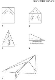 Basic Paper Airplane Required Knowledge Paper Airplane Template Paper Airplane Book Paper Airplanes
