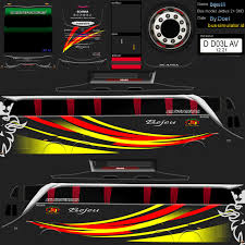 Download livery bussid bimasena sdd monster energy. Livery Bus Eka Shd Jernih Arena Modifikasi