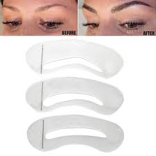Makeup Plastic Eyebrow Drawing Guide Cards Reusable Automatic Brow Stencils Cosmetic Tools Buy At A Low Prices On Joom E Commerce Platform