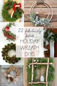 22 Fabulously Festive Diy Holiday Wreath Ideas The Happy Housie Christmas Wreaths Diy Christmas Door Decorations Holiday Wreaths
