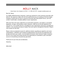 Best Inventory Associate Cover Letter Examples Livecareer