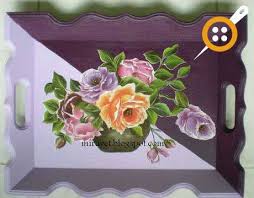 Ahsap Boyama Tepsi Modelleri 164 Adet Ahsap Tepsi Boyama Ve Susleme Tepsi Yaratici El Sanatlari Yaratici