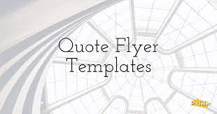 Pixteller flyer quote maker is here: Free Quote Flyer Templates Pixteller