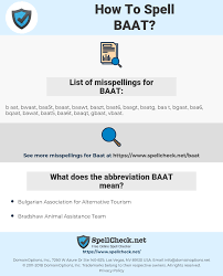 How To Spell Baat And How To Misspell It Too Spellcheck Net