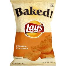 So every lay's® potato chip . Lays Baked Potato Crisps Cheddar Sour Cream Flavored Potato Superlo Foods