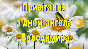 Хочу побажати, щоб все в житті було геніально і просто, щоб кожна ідея і прагнення приносили плоди успіху, щоб в тебе завжди була велика сила й енергія, щоб тобою правили любов і щирість душі. Z Dnem Volodimira Den Angela Imenini 04 06 19 Novini Ukrayini