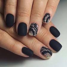 Ver más ideas sobre uñas negras, uñas negras mate, manicura. Unas Negras Mate Cortas Suffah Beauty