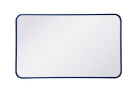 Maybe you would like to learn more about one of these? Soft Corner Metal Rectangular Mirror 22x36 Inch In Blue Twz7a The Lighting Boutique