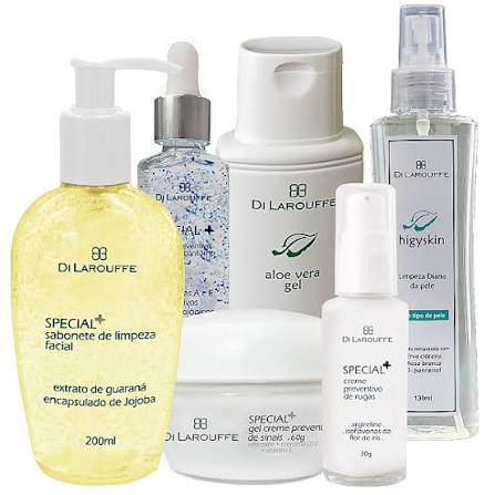 Skincare Kit Completo - tratamento Facial dia e noite - Di Larouffe Cosm&eacute;ticos