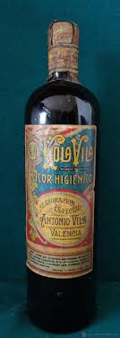 Kola Vila Antonio Vila Valencia Precinto De 80 Centimos 1 Litro Botellas Viejas Botellas De Licor Valencia