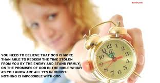 God is a master at redeeming time, stories, and seemingly wasted seasons.  What feels like lost years becomes accelerated development in His hands. He  measures growth in maturity, not time passed. Your