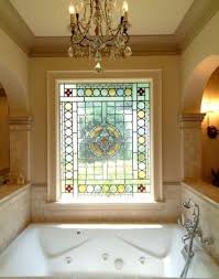 Custom residential bathroom privacy windows let us turn your ordinary bath window into a beautiful display of light! Stained Glass Windows In The Bathroom Glass Bathroom Stained Glass Designs Stained Glass Windows