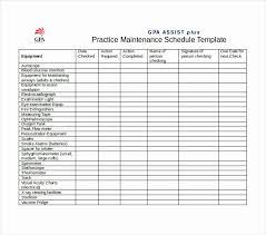 Download a free preventive maintenance template to inspect the state of the equipment or machinery. Preventative Maintenance Schedule Template Download Verat