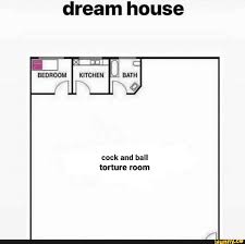 Dream house BEDROOM I KITCHEN cock and ball torture room 