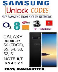 But in the real world, not everyone likes to blow. Unlock Code For 3 Ee O2 Tesco Orange Uk Samsung Galaxy Note S7 Edge S8 S9 Plus Ebay