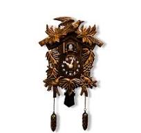 Walplus Brown Vintage Cuckoo Clock Bird Pendulum Wall Clock 2-Year Warranty