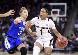 Zia cooke hauls in the defensive rebound then sneaks through traffic for the reverse layup. Cooke Leads No 5 South Carolina Women In Rout Of Duke The Blade