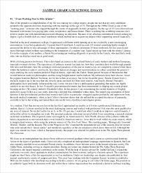 The norm for graduate cvs is to put your education first. Free 8 Sample Personal Statement For Graduate School In Ms Word Pdf