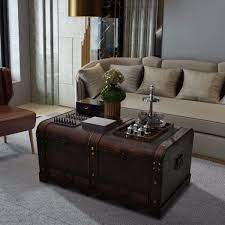 1500 x 1500 jpeg 101 кб. Find Great Deals For Large Wooden Coffee Table Treasury Pirate Chest Medieval Storage Trunk Brown Chest Coffee Table Coffee Table Vintage Antique Coffee Tables