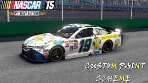 Paint scheme, sponsor and number changes in #nascar #paintscheme. Custom Cars Custom Car Paint Schemes