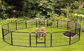 Yaheetech Welpenauslauf Metall Laufstall Zaun Gitter Welpen Hasen Kaninchen Freigehege 16 Eckig Mit 2 Tur 60 Cm Hoch Fur Draussen Und Innen Amazon De Haustier