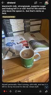 I made a post about tea, over 200 replies but no one likes it. :  r/notinteresting