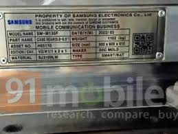 Samsung Galaxy M13 5G's design revealed ...