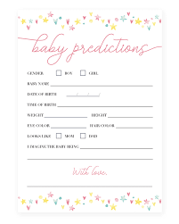 Price and stock instead, get the party started with our free printable templates. Shower Baby Downloadable Free Printable Baby Shower Prediction Cards