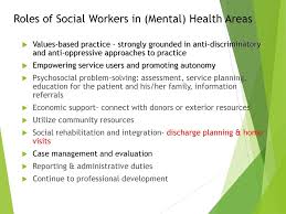 Social Work In Mental Health Ppt Download