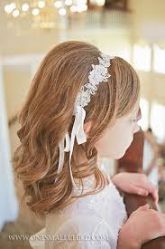If you don't know, first holy communion hairstyles are styles designed for little girls that are about to go in for their first holy communion after baptism. First Communion Hair Tutorial Waterfall Braid One Small Child