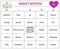Fun Things To Do On Your 16th Birthday Sweet 16 Birthday Party Bingo Game 60 Cards Fun And Easy To Etsy Sweet 16 Birthday Sweet 16 Birthday Party 16th Birthday