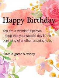 Let your friends know how special they are on their special days with these beautiful cards from the king of. Wishing You Joy And Happiness Happy Birthday Card Birthday Greeting Cards By Davia Happy Birthday Wishes Quotes Happy Birthday Wishes Cards Birthday Wishes Cards