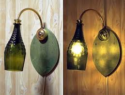 Apliques fabricados con botellas de vidrio | Ideas botellas de ...