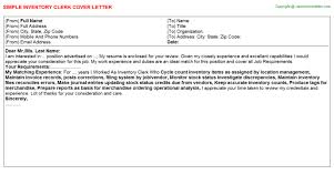 This type of inventory template is an inventory report template in word and pdf formats that contains an ultimate abstract of profits and losses in specific duration, particularly the items utilized and supplies of the product as well as a product itself. Inventory Clerk Cover Letter