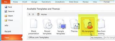 Each template employs one or more themes. Create And Save A Powerpoint Template Powerpoint