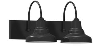 Universal 2 Light Vanity Sconce Barn Style Bathroom Lighting Vanity Sconce Barn Light Electric Barn Lighting