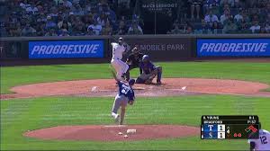 Cole Young's two-run double