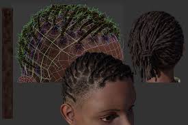 Image Http Royzy Com Wp Content Uploads Child Soldier Character Dreadlock Braid Hair Process Jpg Zbrush Hair How To Draw Hair Hair Techniques