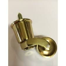Roulette Laiton Sur Sabot Pour Pied De Meuble Ou Fauteuil Ancien Roulette Pour Meuble Pied Meuble Sabot