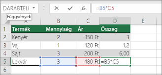 Valtas A Relativ Az Abszolut Es A Vegyes Hivatkozas Kozott Excel