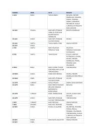 Tarikh berikut mungkin diubah suai. Kalendar Cuti Umum Malaysia 2020 Visit Johor