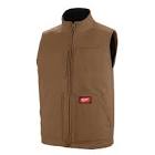 Mens Large Brown GRIDIRON Heavy Duty Sherpa Lined Vest 801BR-L Milwaukee Tool