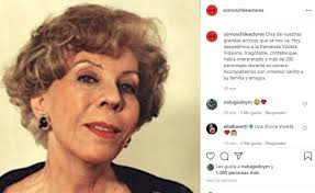 Este martes se confirmó el fallecimiento de la actriz nacional violeta vidaurre, quien fue parte de la época sin embargo, soledad barrientos, amiga cercana de violeta, denunció que la actriz habría. Llskesicch293m