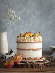Layer Cake Peche Vanille I Love Cakes