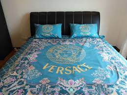 Shop designer bedding at horchow. Bedding Cadar Set Comforter Versace King Size Home Furniture Others On Carousell