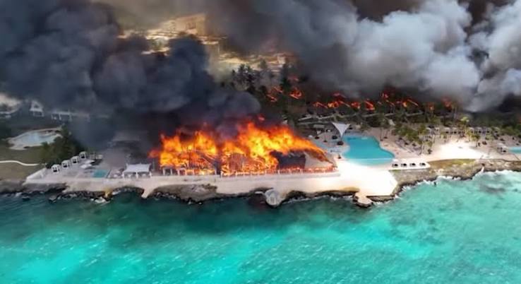 Tragedia a Santo Domingo: vasto incendio in un resort di Bayahibe, muore  una turista italiana - DIRE.it