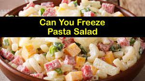 The best way to freeze pasta salad is to store it in the freezer right away. Can You Freeze Pasta Salad Safely