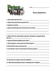 The work, which tells a russian folk tale, premiered may 2, 1936, in moscow. Peter And The Wolf Story Questions Music Lessons Music Lesson Plans Elementary Music Classroom