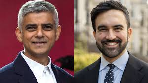 London Mayor Sadiq Khan congratulated Zohran Mamdani, saying New Yorkers  faced a clear choice between hope and fear and as in London, “hope won.”